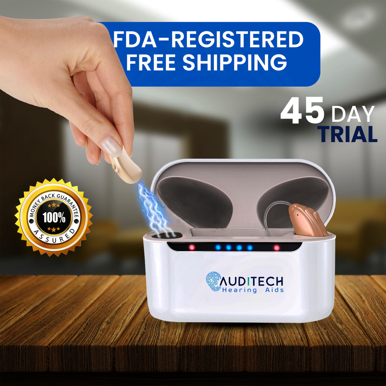 BTE Bluetooth Stream OTC Hearing Aids