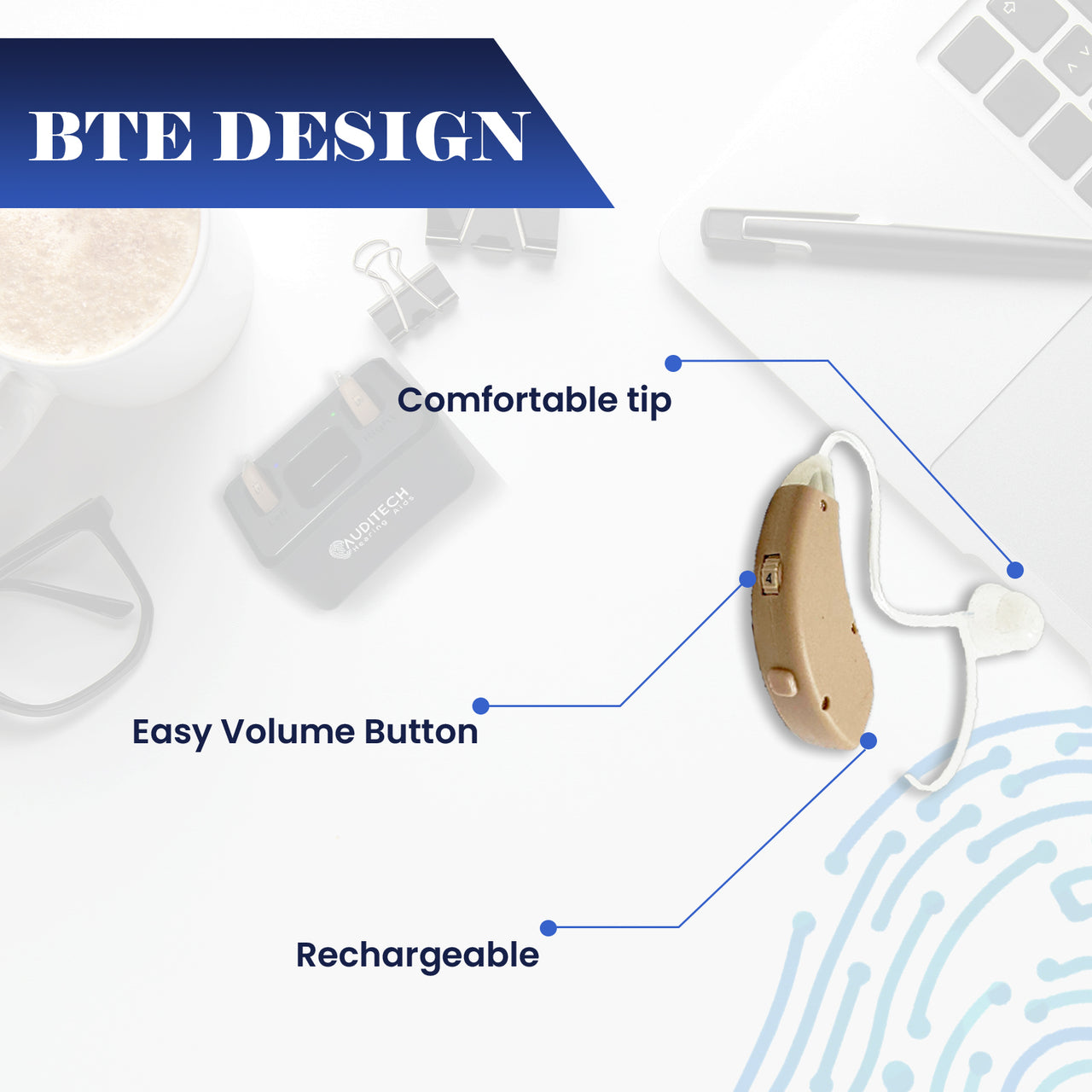 BTE Lightning RX Digital OTC Hearing Aids