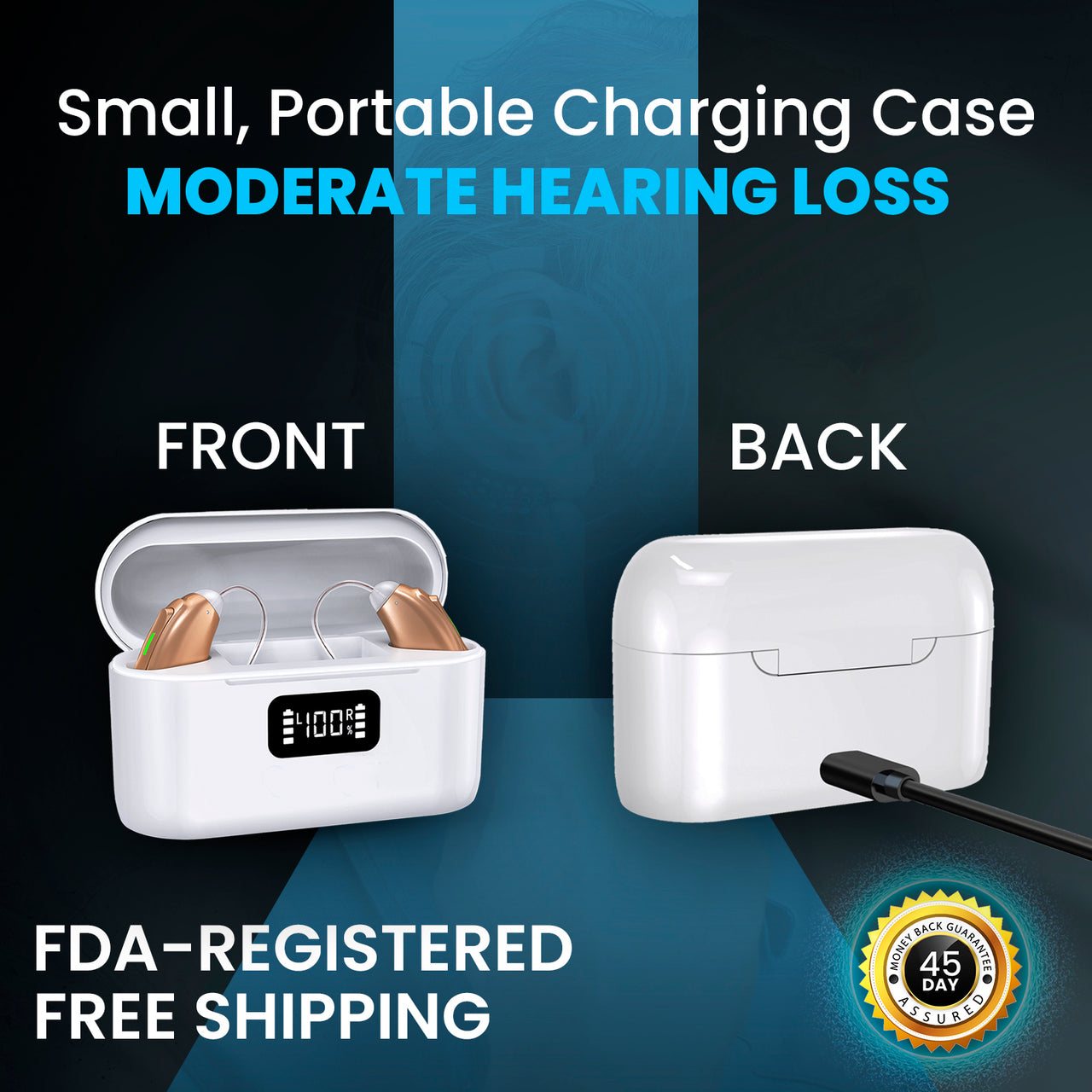 BTE Bluetooth RX OTC Hearing Aids