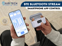 Thumbnail for BTE Bluetooth Stream OTC Hearing Aids